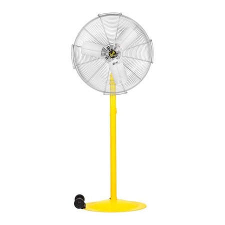 Hunter Fan Co. Jan Fan Jan Fan 30in Pedestal Fan w/ Wheel Kit & Drop Cord Switch, 2 Speed, Silver, 5PK JF-MAC30-DCS-S